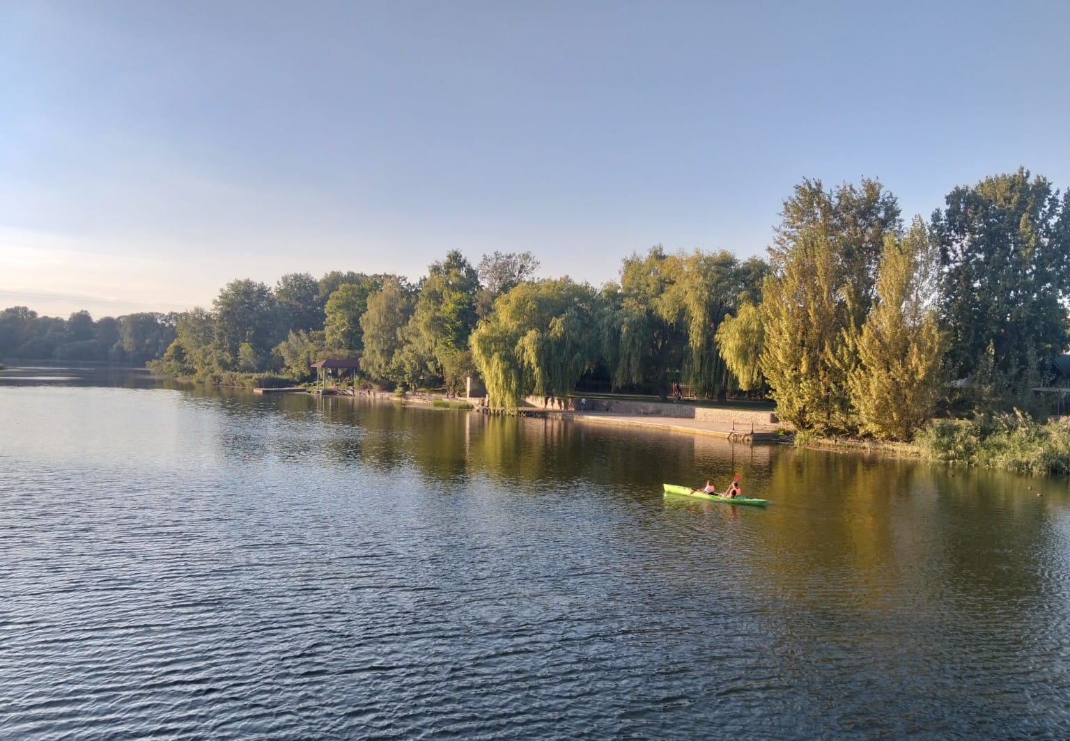 Маловодний період річки Рось