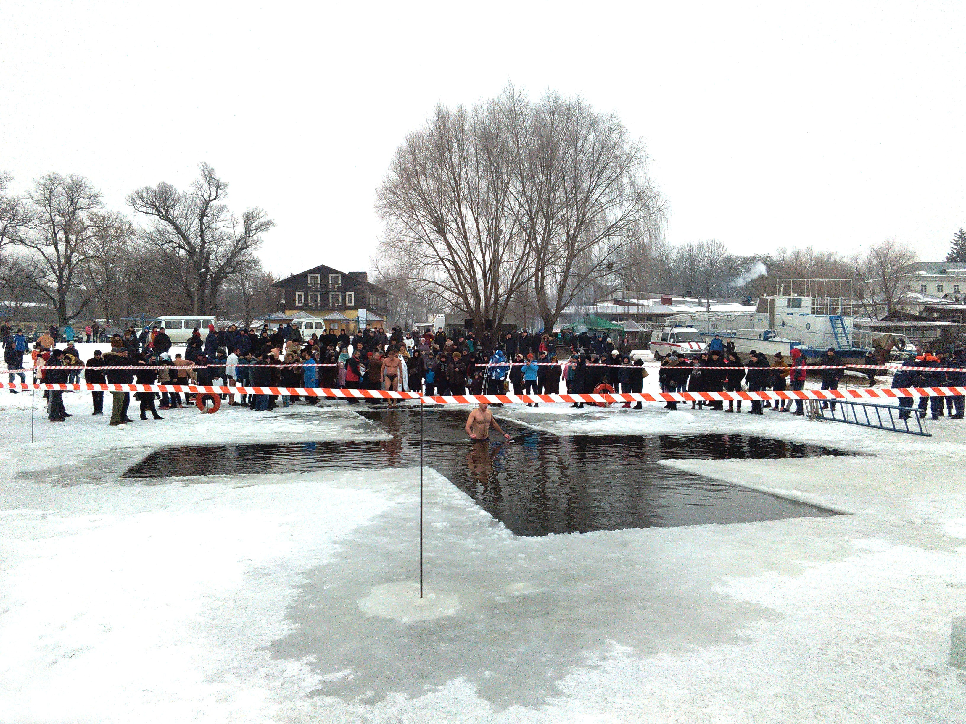 Як у Білій Церкві Водохреще святкували