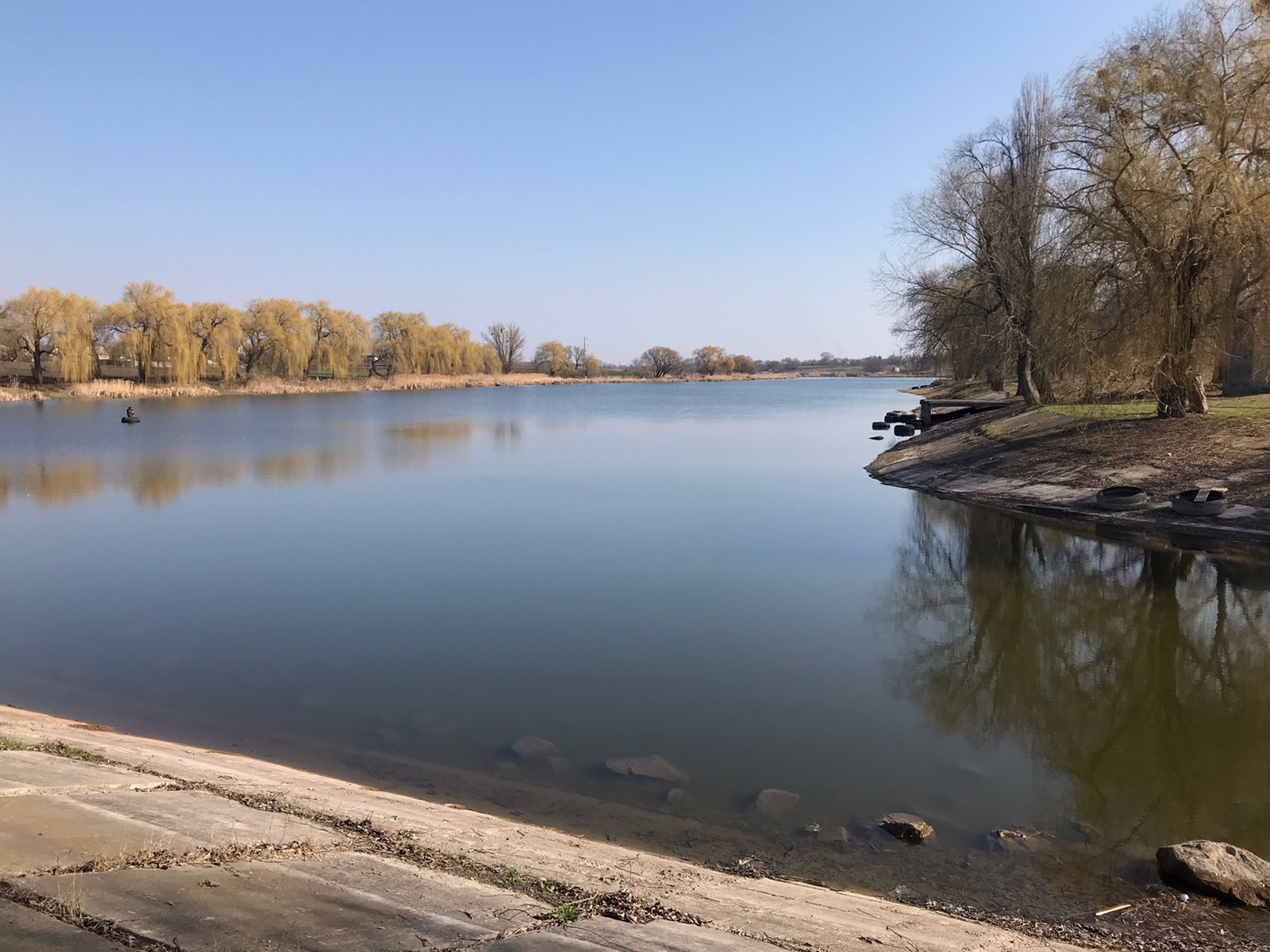 Спостереження за станом наповнення водних об'єктів