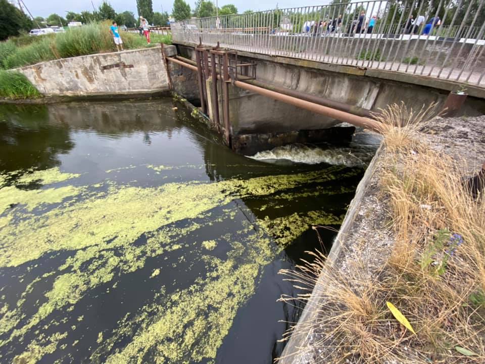 Аварійна ситуація на річці Кам’янка в селі Фурси