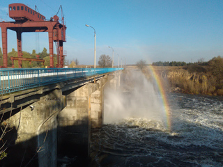 Розпочалась осіння промивка руслових водосховищ на річці Рось